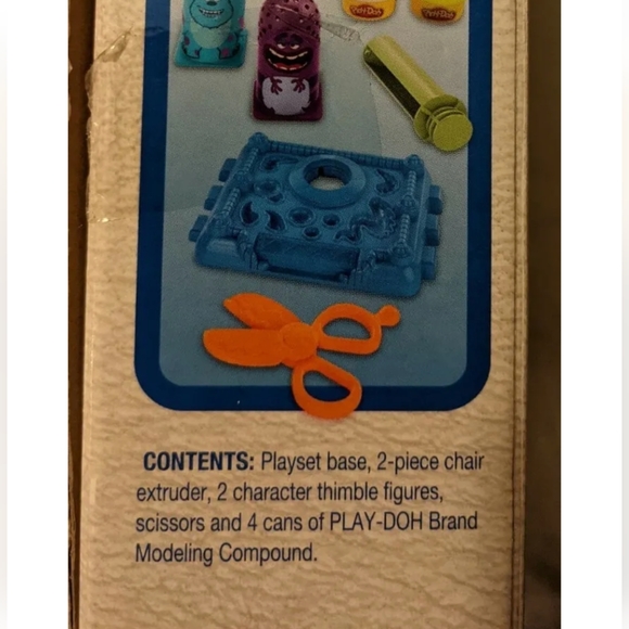 Play Doh Disney Pixar Monsters Inc. University Scare Chair EUC Vintages - Picture 3 of 4